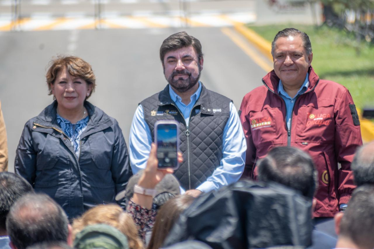 Entrega de obras en Toluca.