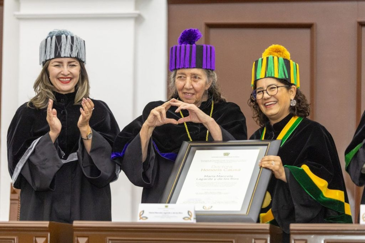 UAEMéx reconoce a Marcela Lagarde con Doctorado Honoris Causa por su legado feminista