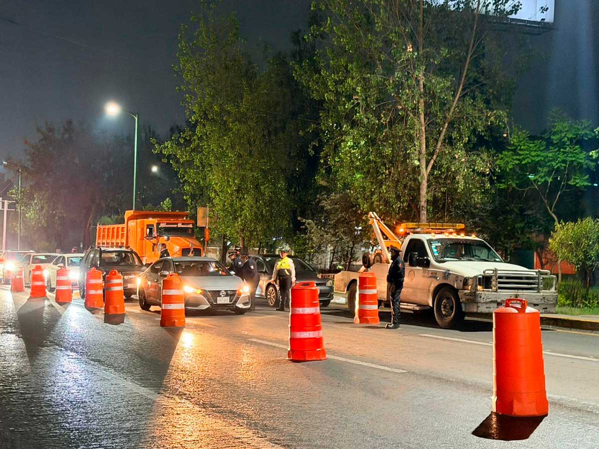 Operativo Conduce sin alcohol en Toluca.