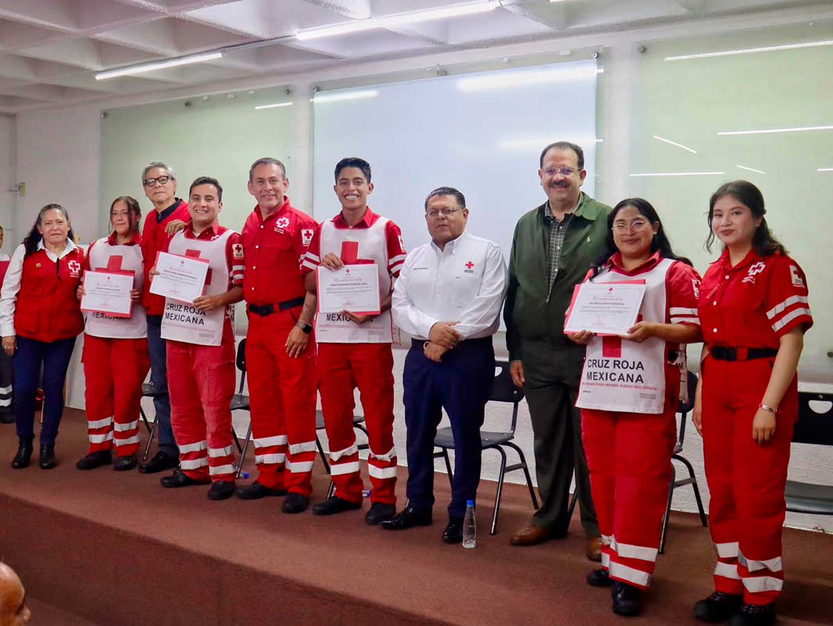 Cruz Roja Toluca festeja a su voluntariado durante el Día del Socorrista.