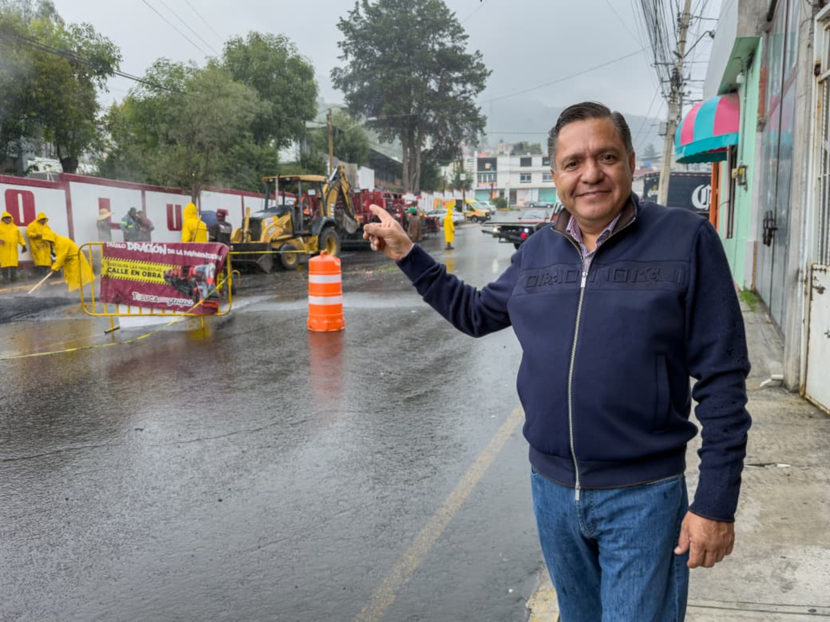 Diablo Dragón está por concluir la rehabilitación de la calle Juárez en Toluca; ahora irá por Paseo Matlatzincas