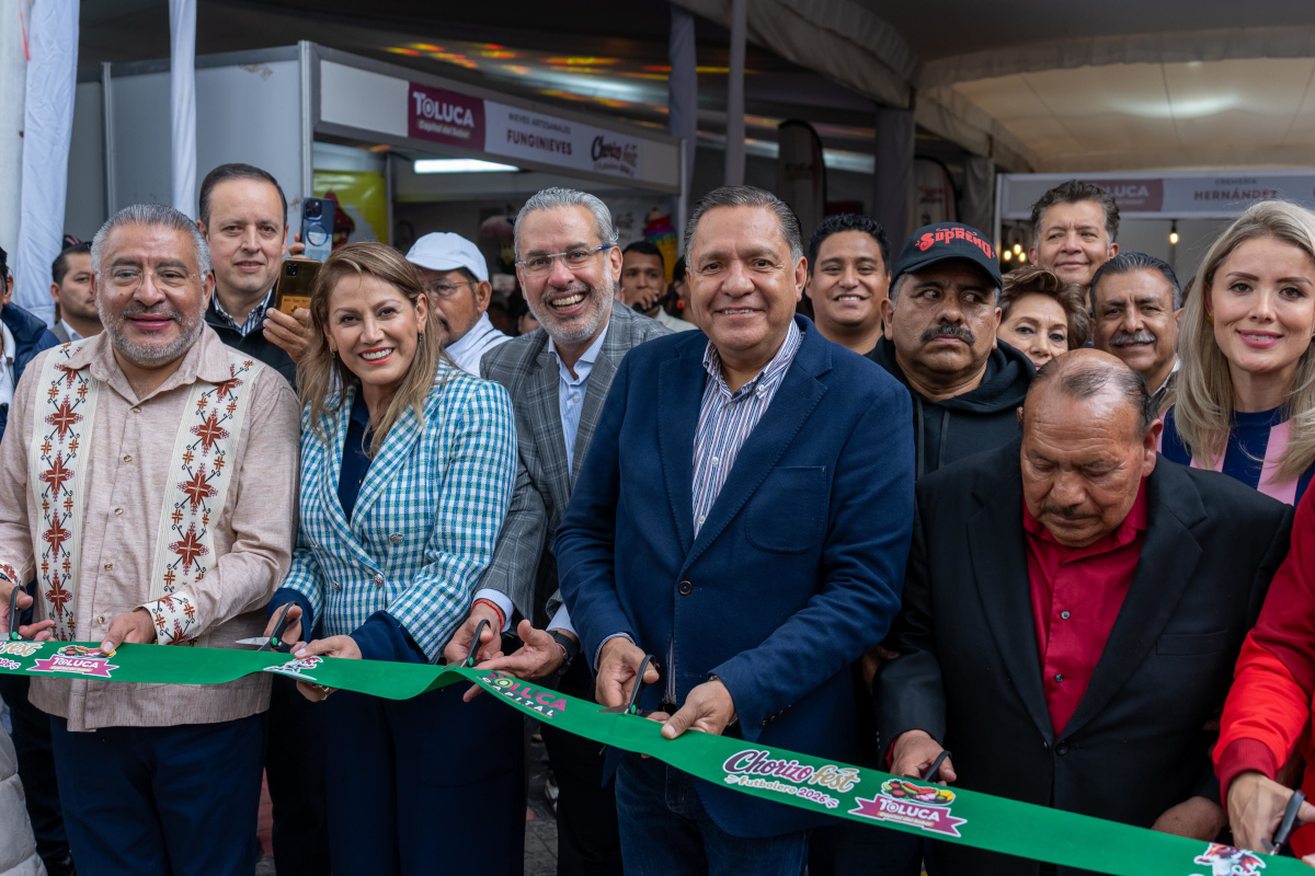 Inauguran el Chorizo Fest Futbolero 2026 en Toluca.