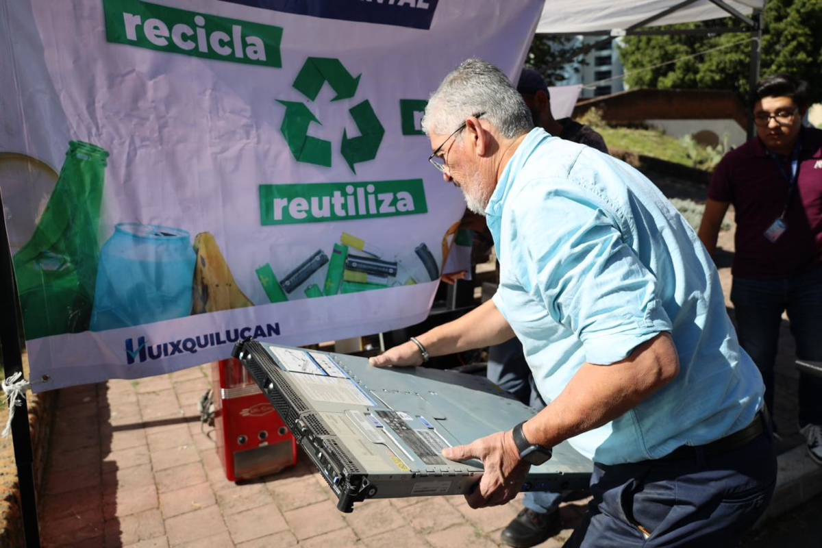 Huixquilucan recolecta media tonelada de residuos electrónicos y fortalece el reciclaje ciudadano