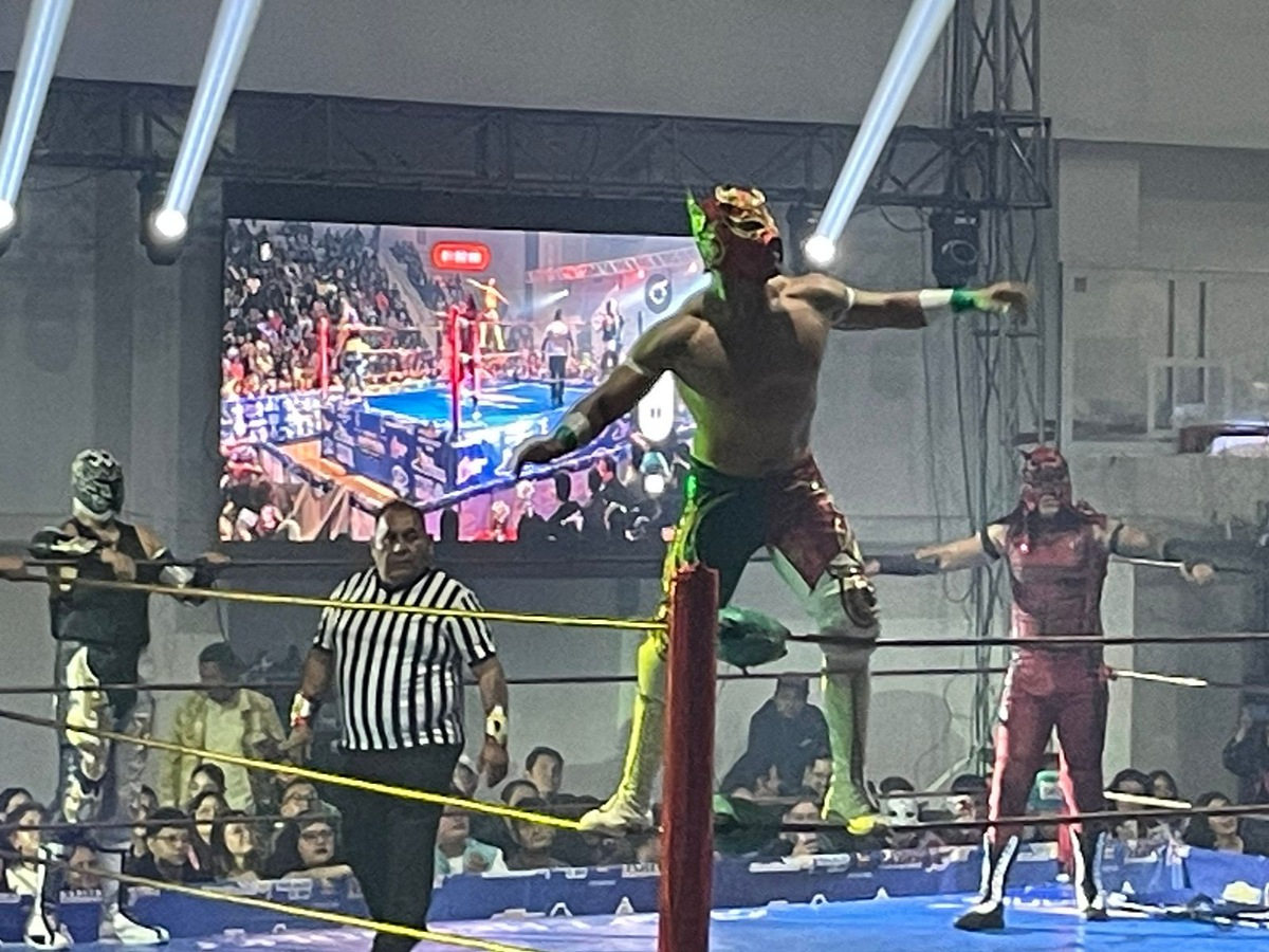 Lucha libre y solidaridad: el Agustín Millán vibró con una función a beneficio de la Cruz Roja Toluca
