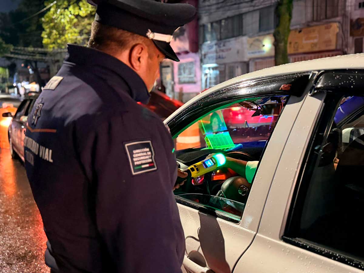 Más de 80 conductores fueron sancionados en Toluca por manejar bajo los efectos del alcohol