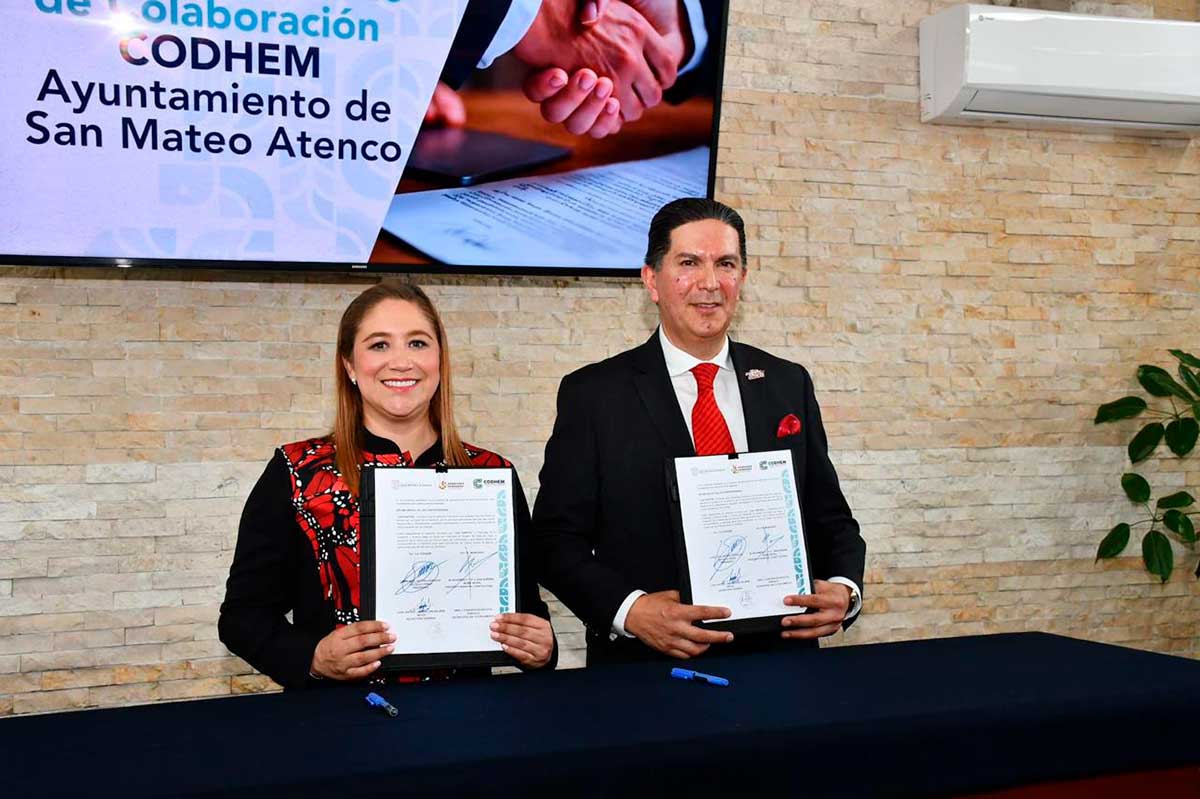 San Mateo Atenco refuerza su compromiso con los derechos humanos con convenio histórico