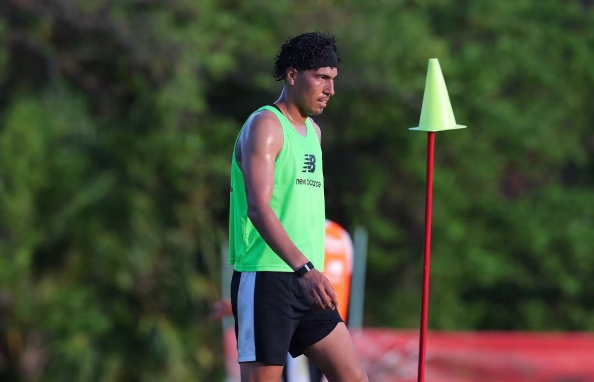 Toluca entrena en la Riviera Maya.