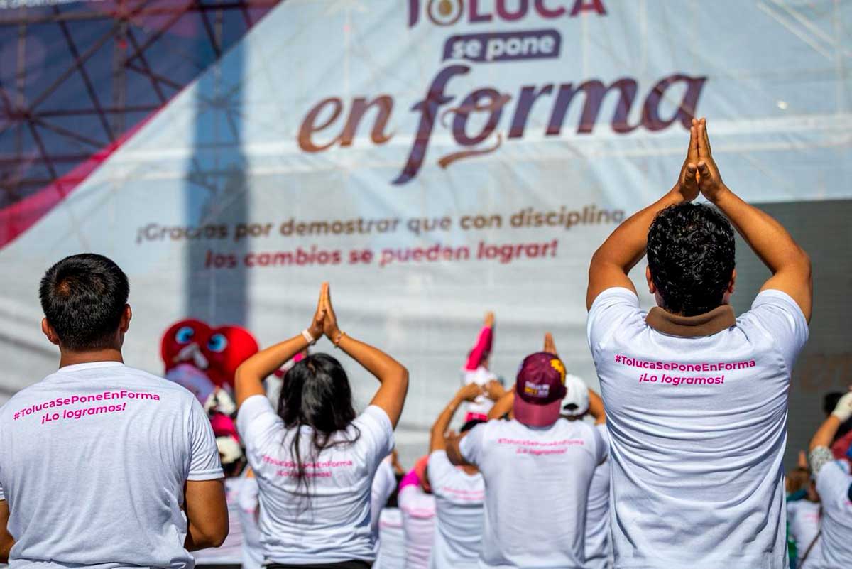 Toluca inspira a México: más de 11 mil personas pierden 15 toneladas en reto de salud
