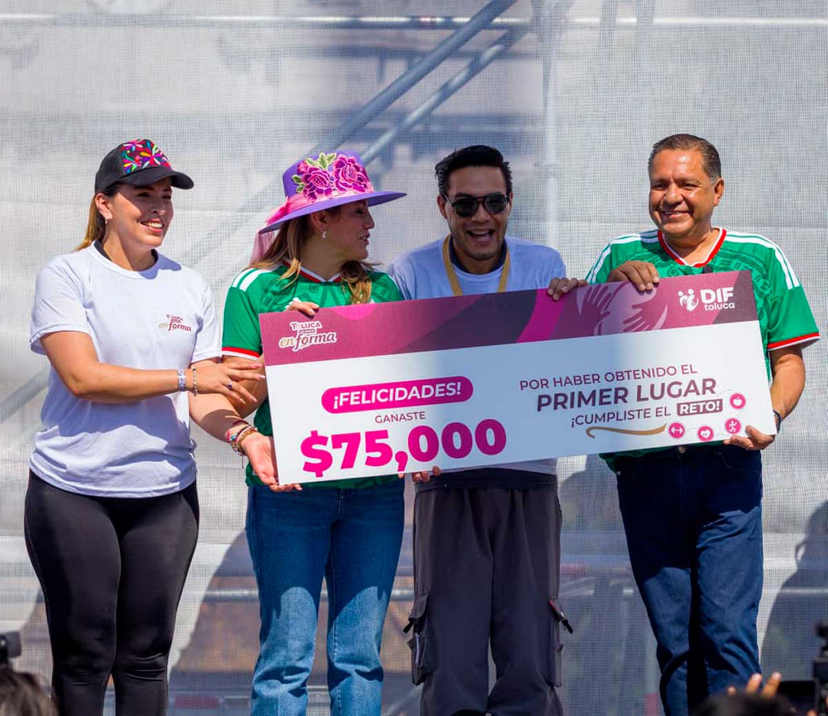 Toluca en el programa de salud "Toluca Se Pone en Forma".