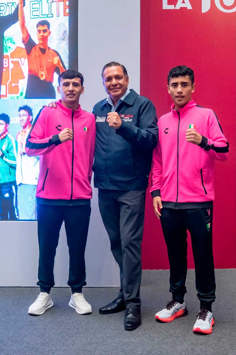 Toluca respalda a hermanos boxeadores de Santiago Miltepec.