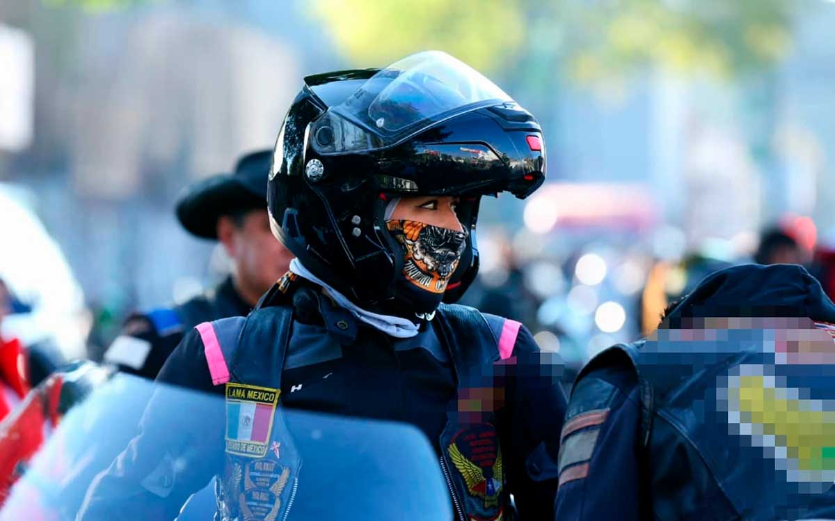 Motociclistas en Toluca.