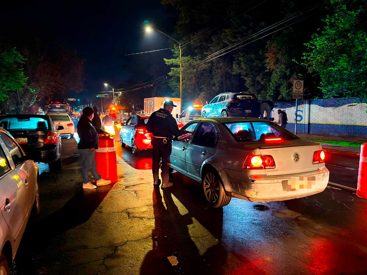 Operativo Conduce Sin ]Alcohol de Toluca.