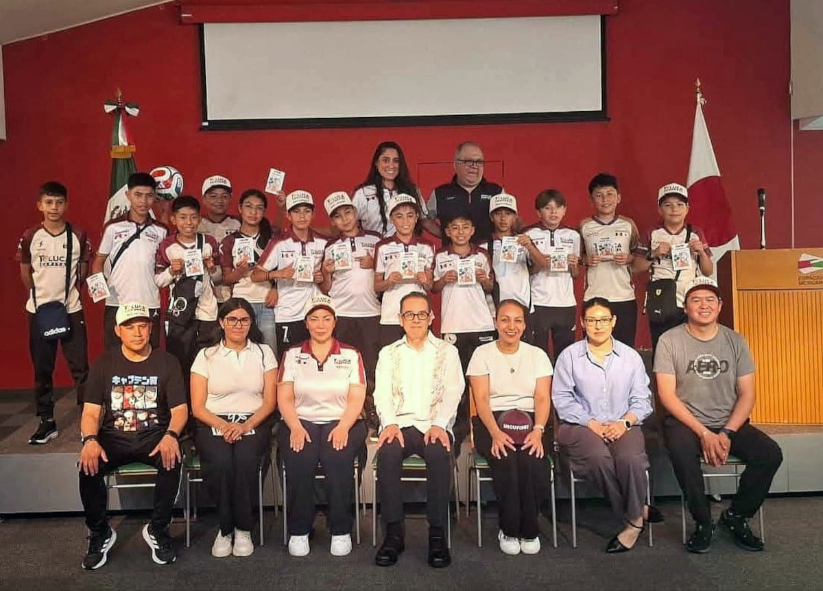 ¡De Toluca a Japón! Niñas y niños toluqueños cumplen el sueño de jugar futbol en el extranjero
