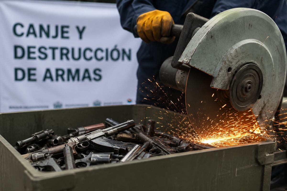 Especialista de la UAEMéx habla sobre la destrucción armas y la reducción de la violencia.