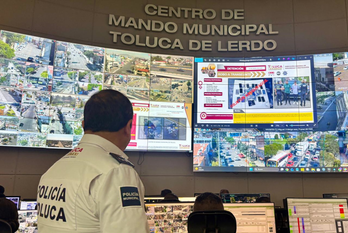 Extorsión cae 70.6% en Toluca; reportan la mayor reducción en una década