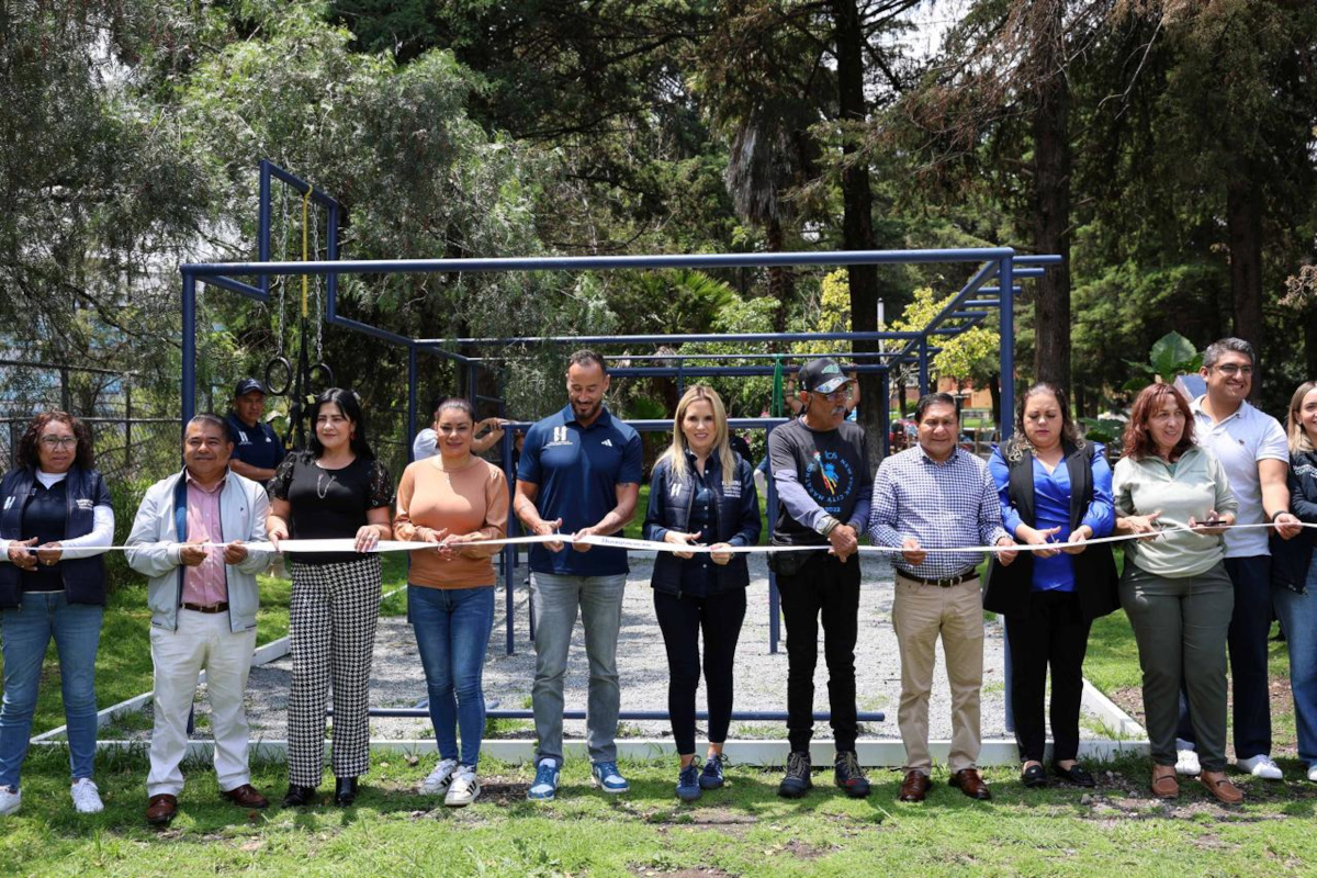 Huixquilucan insyala más de 40 gimnasios de calistenia.