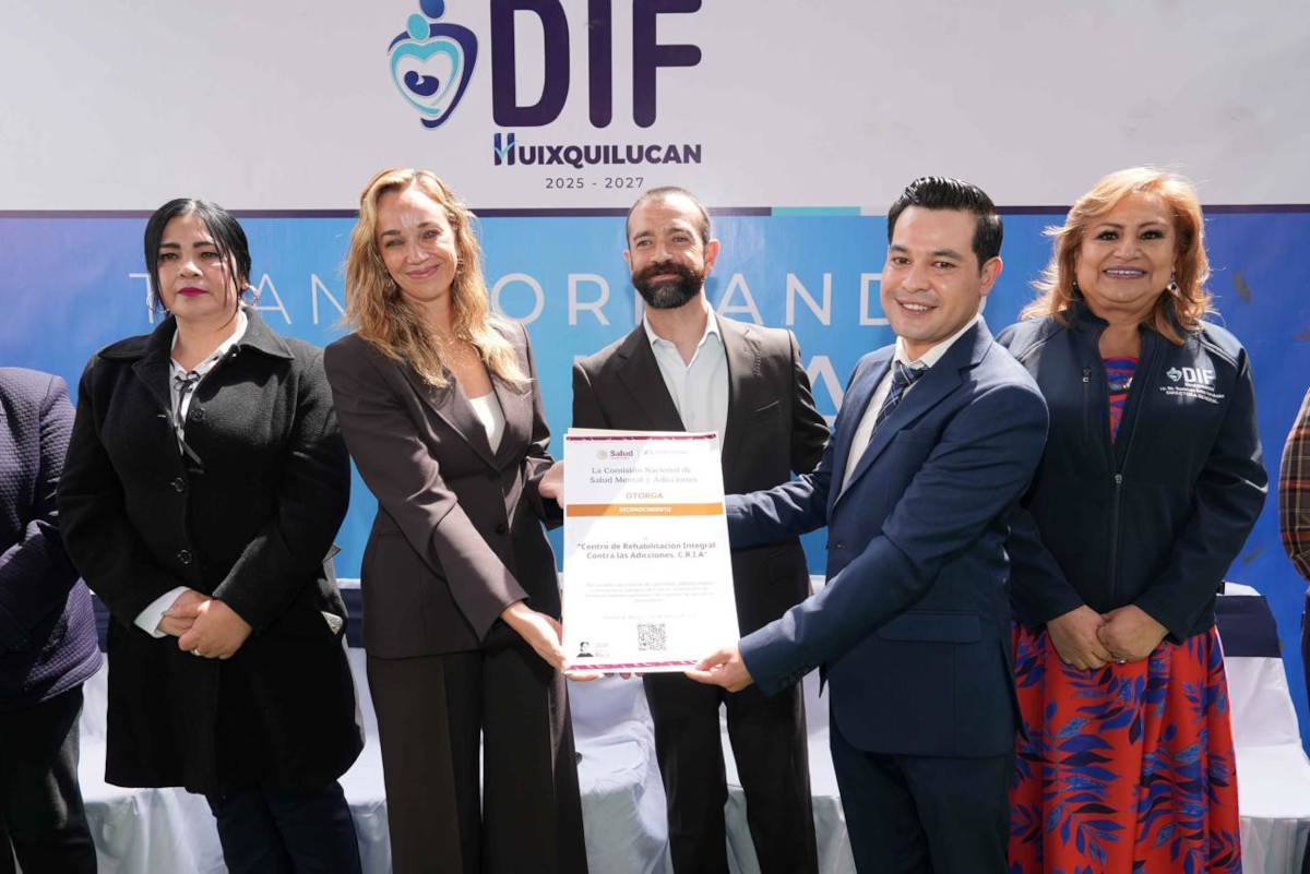 Huixquilucan refrenda certificación nacional de sus centros contra las adicciones; son referentes en atención integral