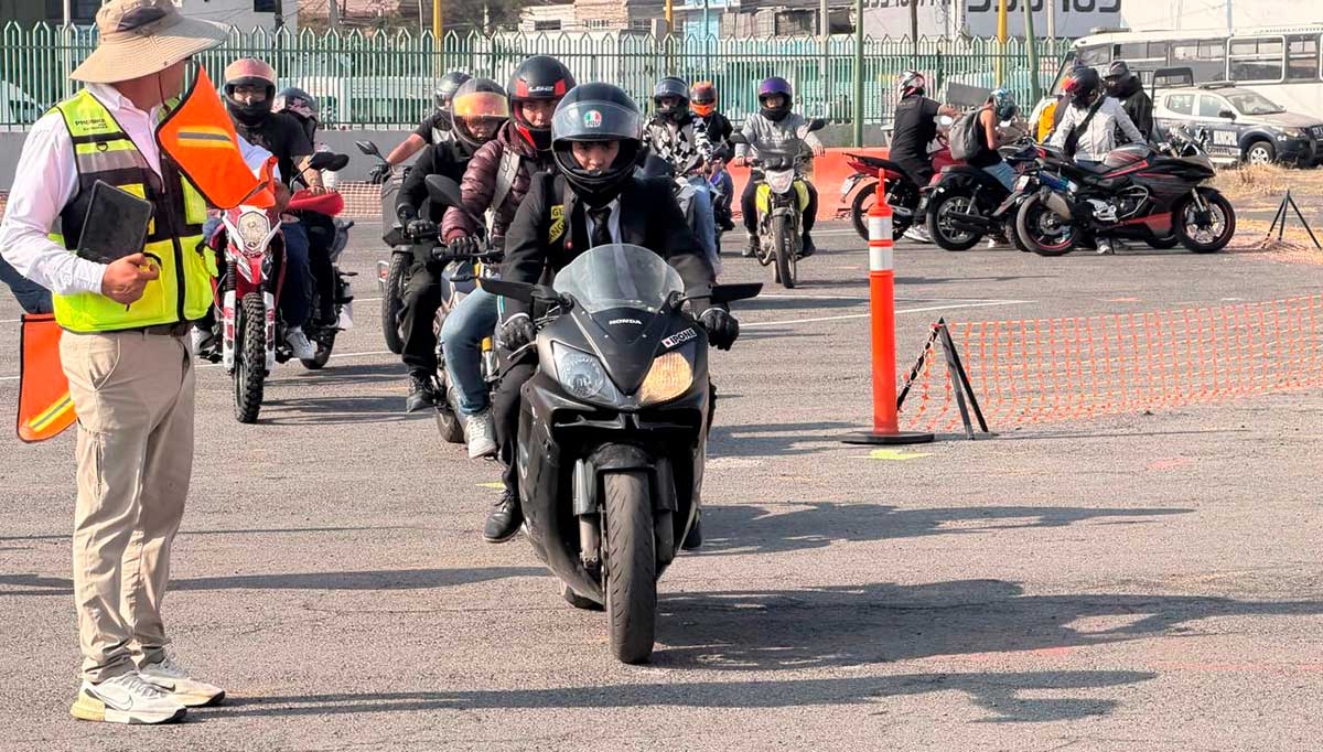 Más de 128 mil motociclistas han sido evaluados para mejorar su seguridad en el Estado de México