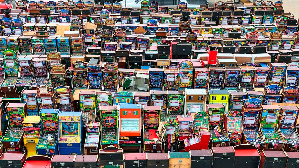 Operativo contra “tragamonedas” en Edomex deja 3 mil 374 máquinas aseguradas y casi 9 mdp