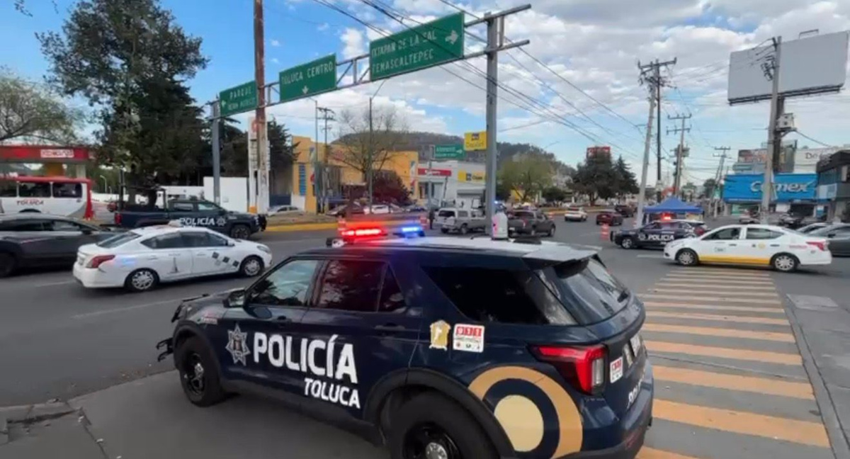 Patrullas inteligentes refuerzan la seguridad de peatones en Toluca