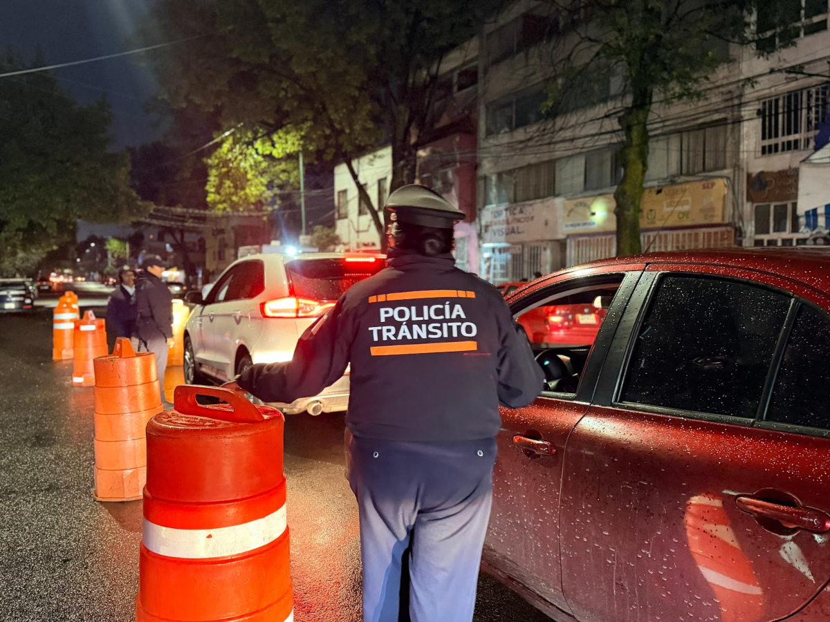 Operativo Conduce sin Alcohol en Toluca.
