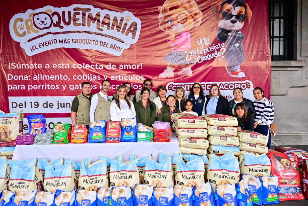 El gobierno del Edoméx invita a donar para perros y gatos rescatados en Croquetmanía.