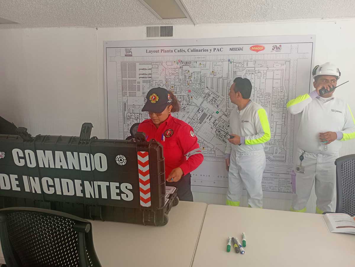 Toluca realiza simulacros de emergencia.