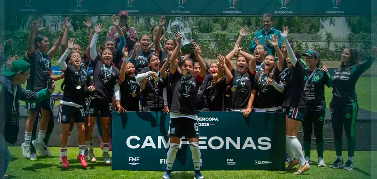Ganadoras de la Supercopa Femenil 2026.