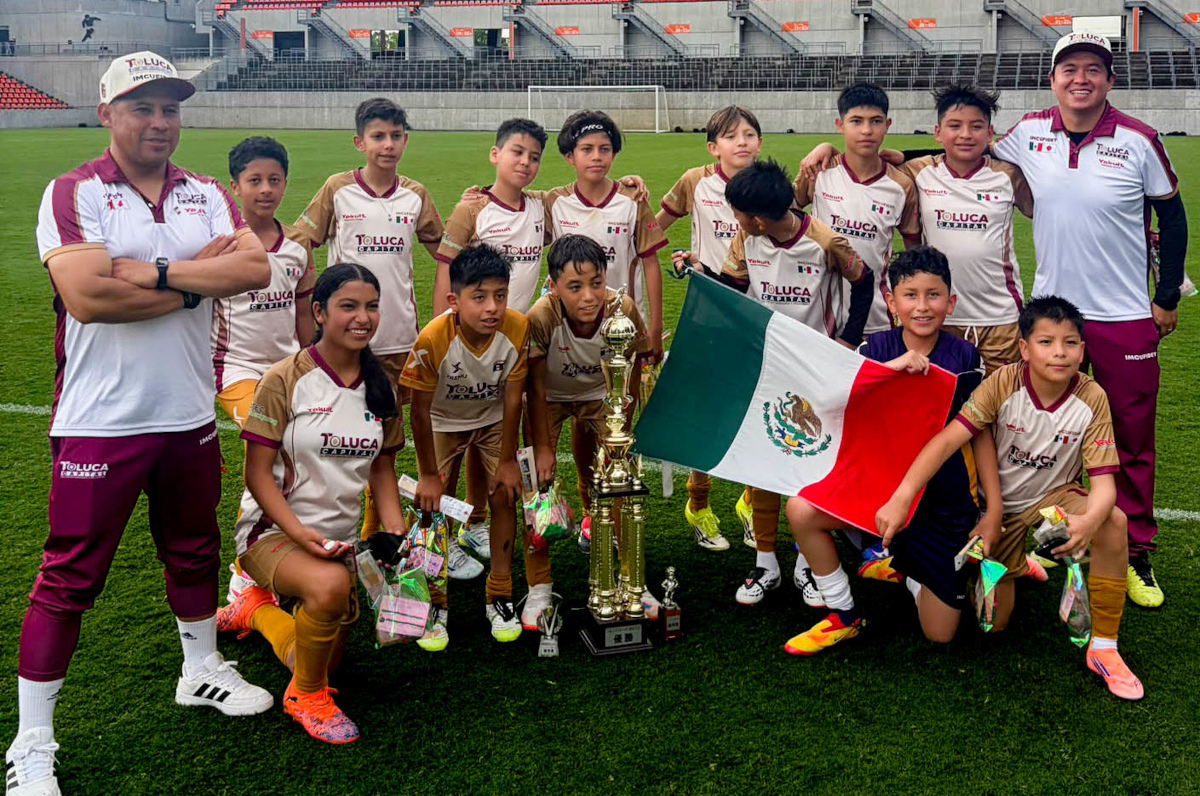 ¡Toluca conquista Japón! Selección infantil se corona campeona en el Torneo de Ciudades Hermanas