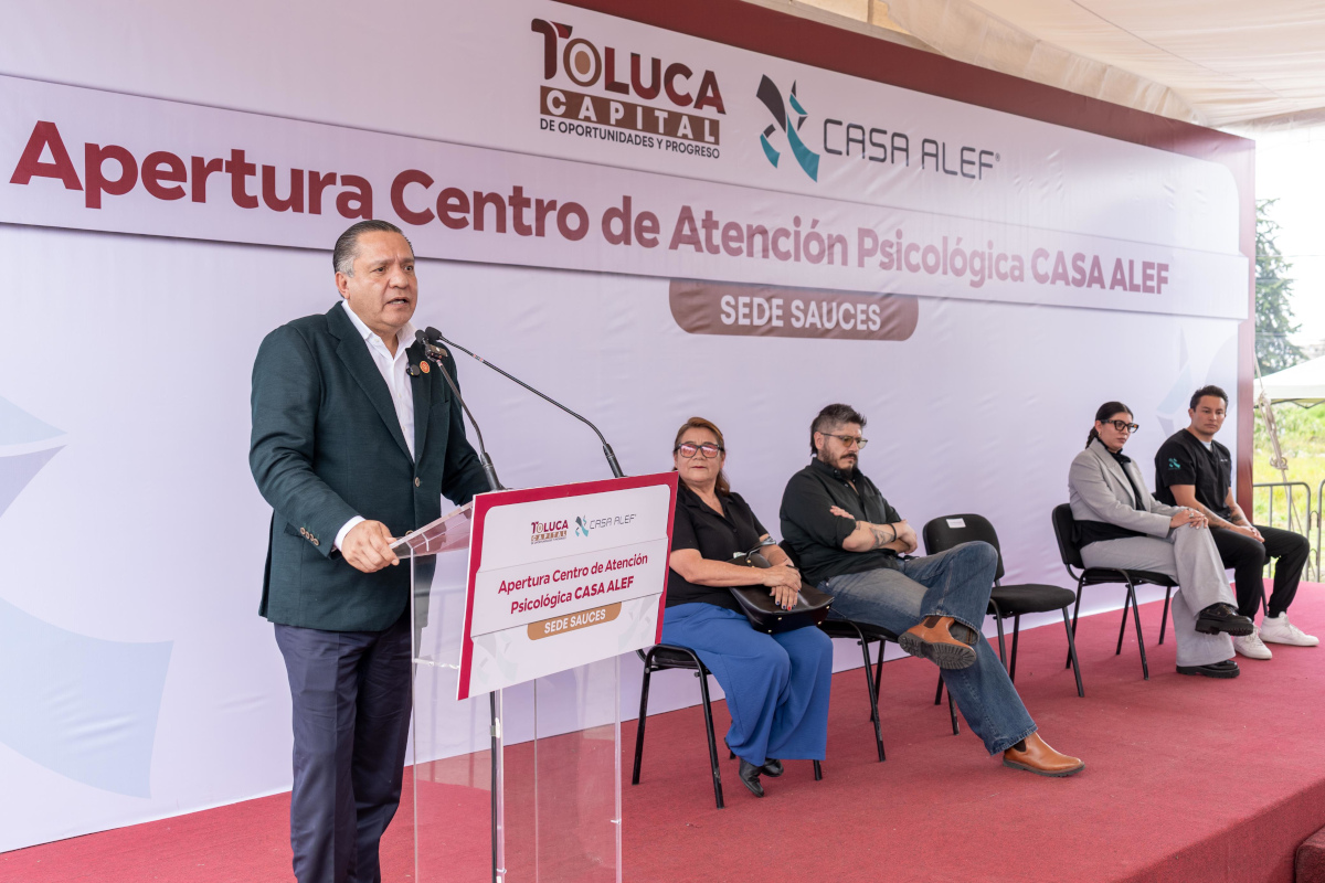 Toluca inaugura Casa Alef, un nuevo centro gratuito de atención psicológica para fortalecer la salud mental