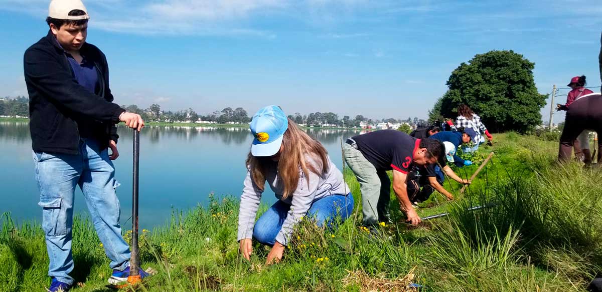 Toluca rescata ambientamente al Bordo de San Jerónimo.