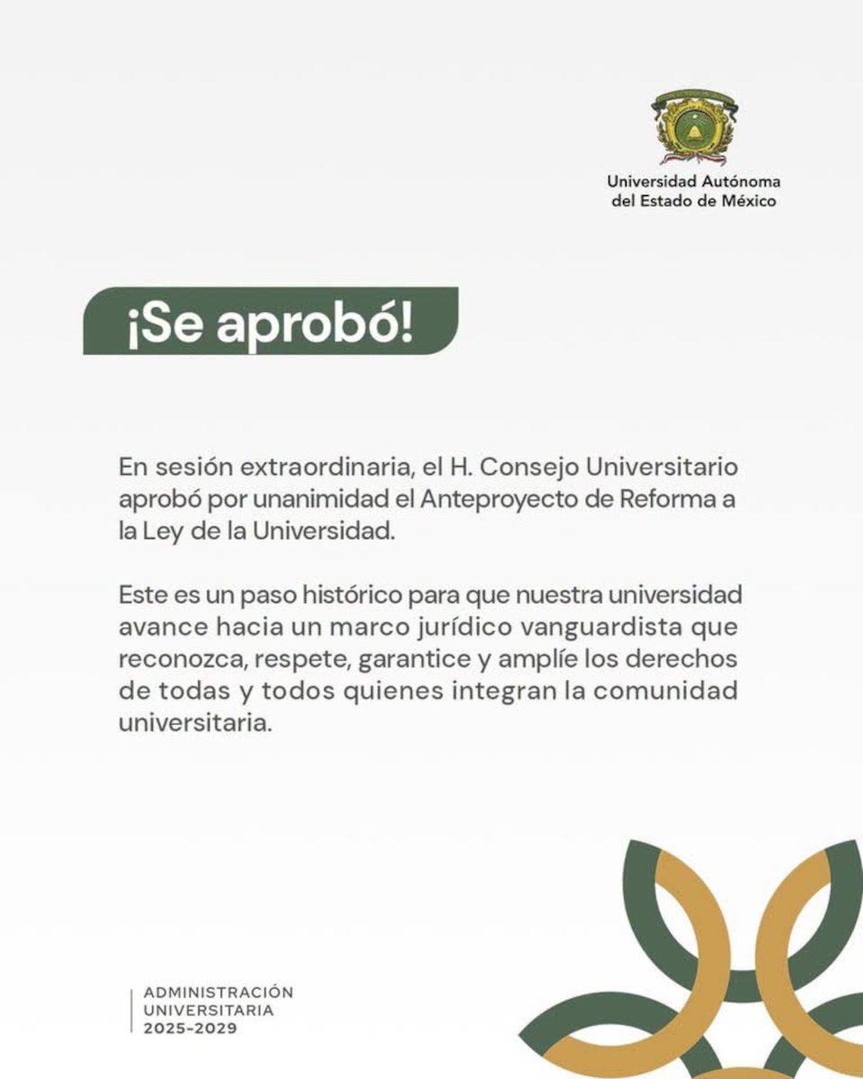 UAEMéx aprueba becas e invesión.