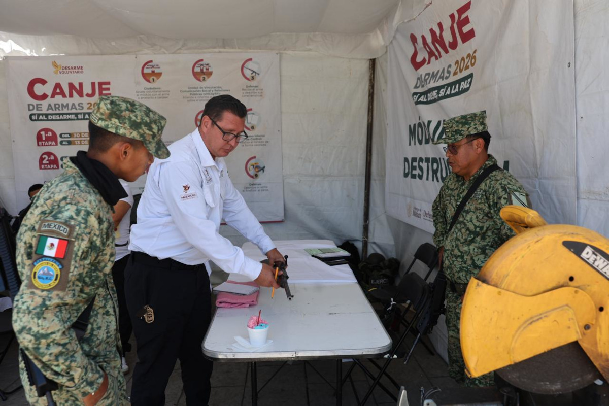 Huixquilucan inicia la campaña "Canje de Armas 2026".
