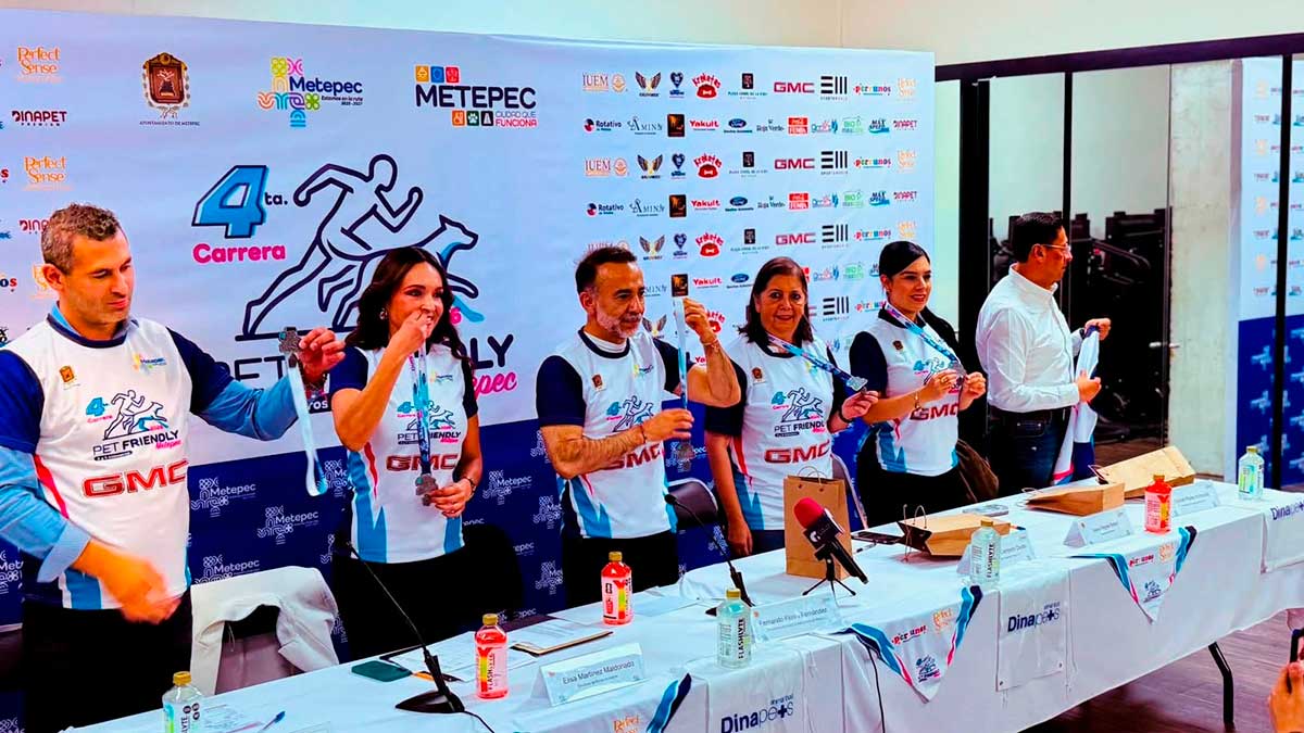 Metepec invita a Carrera Pet Friendly 2026.