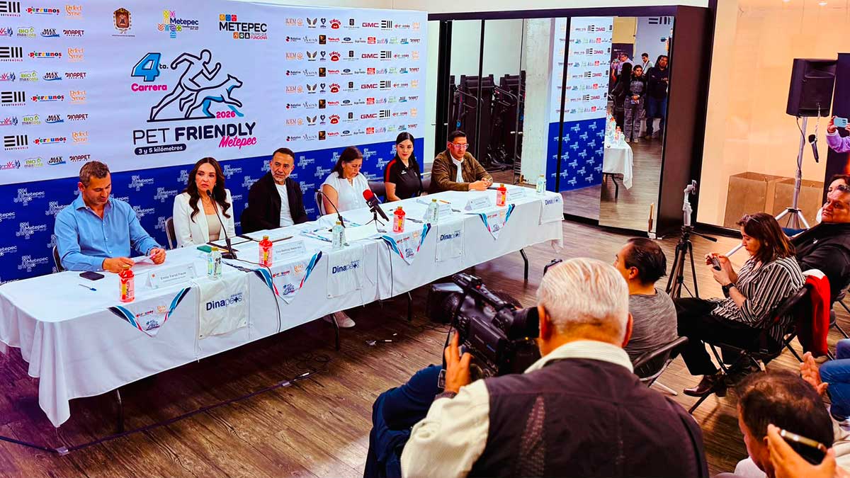 Metepec invita a Carrera Pet Friendly 2026.