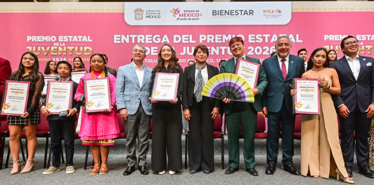Entrega del Premio Estatal de la Juventud 2026.
