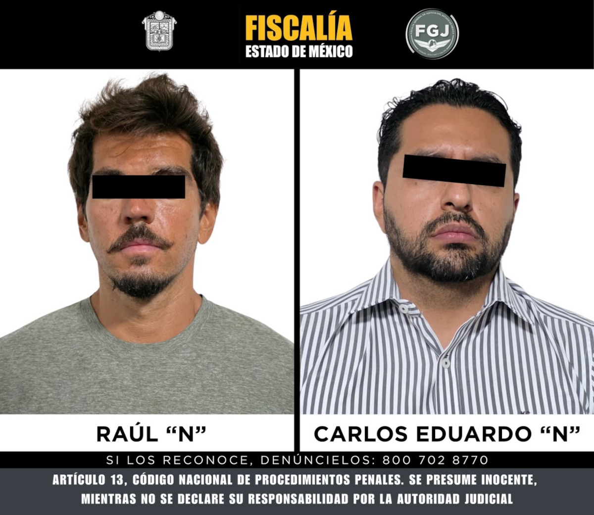 Desmantelan red de extorsión en verificentros del Edomex.
