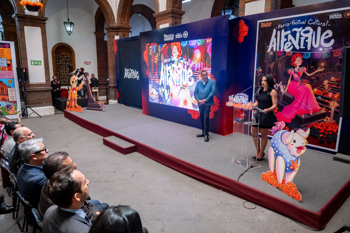 Toluca anuncia la Feria del Alfeñique 2026.