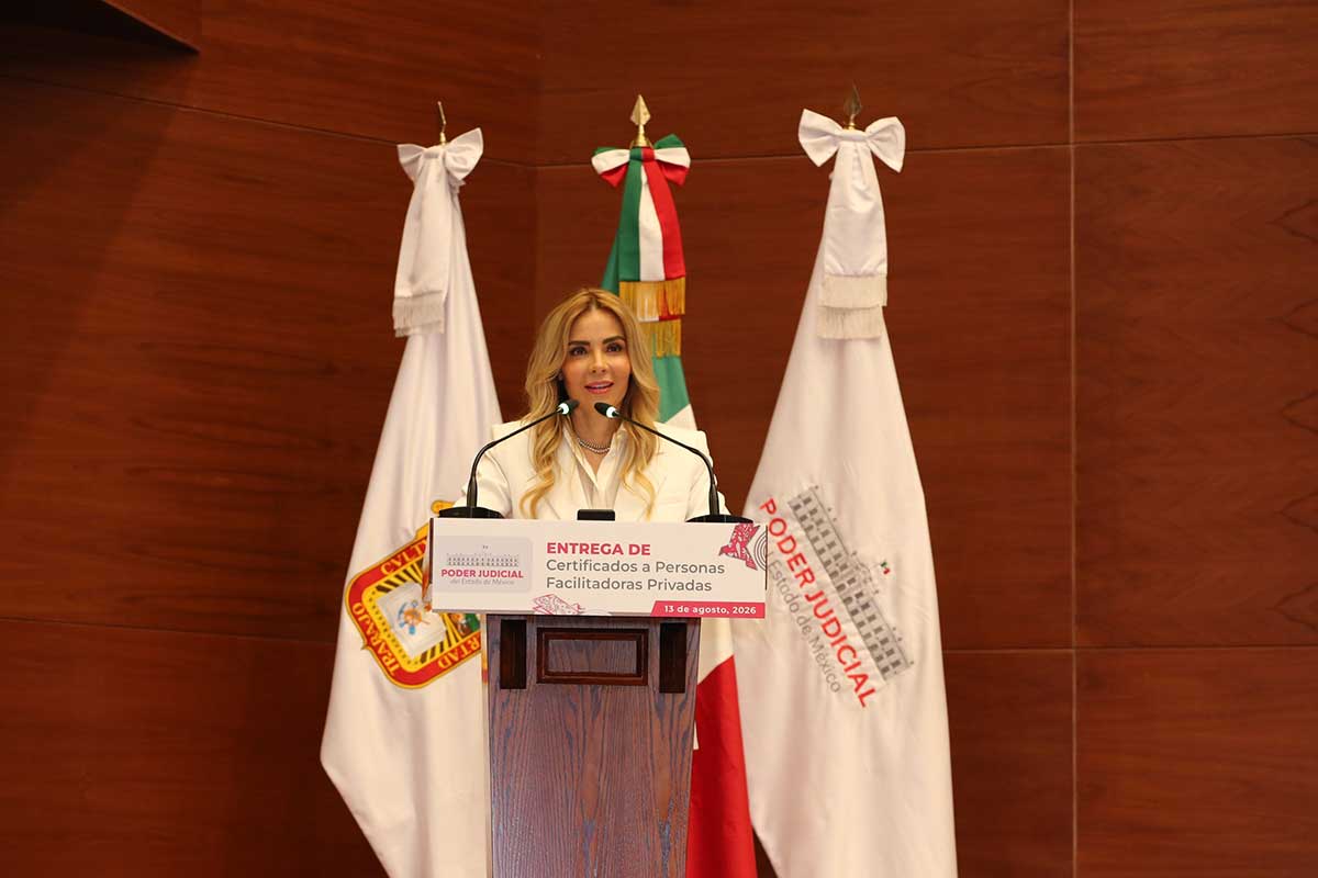 PJEdomex certifica facilitadores privados.