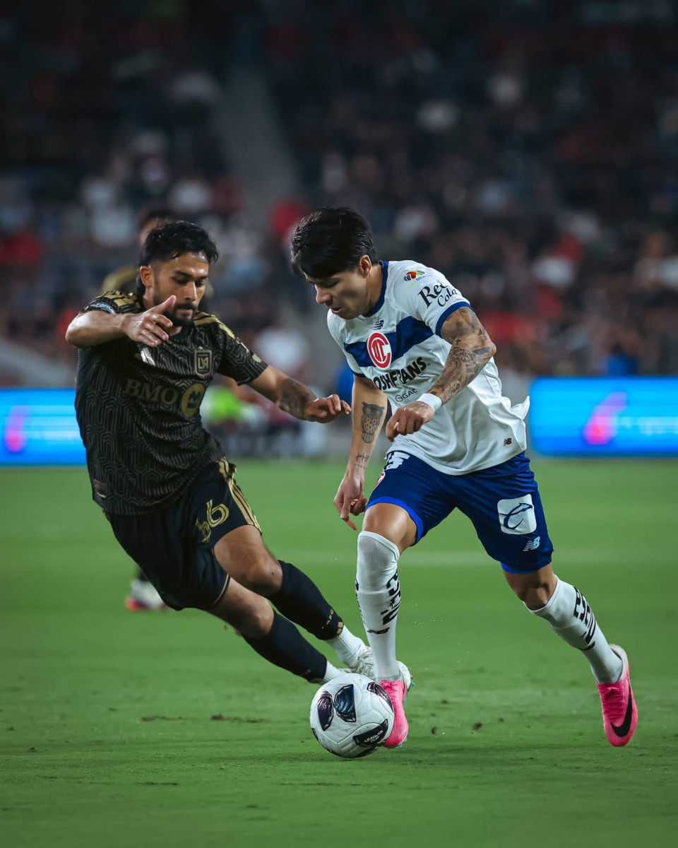 Toluca pierde ante LAFC en partido de la Leagues Cup 2026.