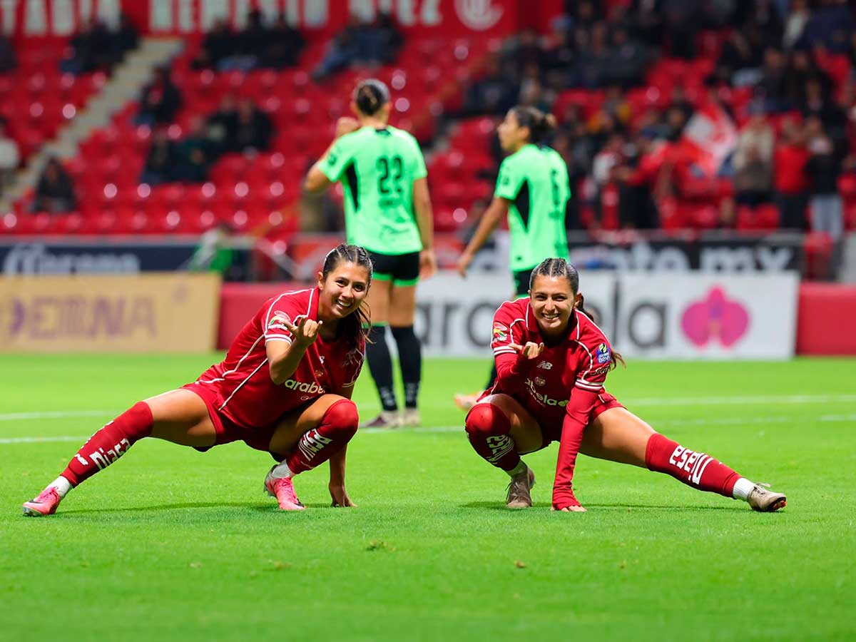 Toluca femenil vence 2-0 a Bravas de Juárez en el Nemesio Diez