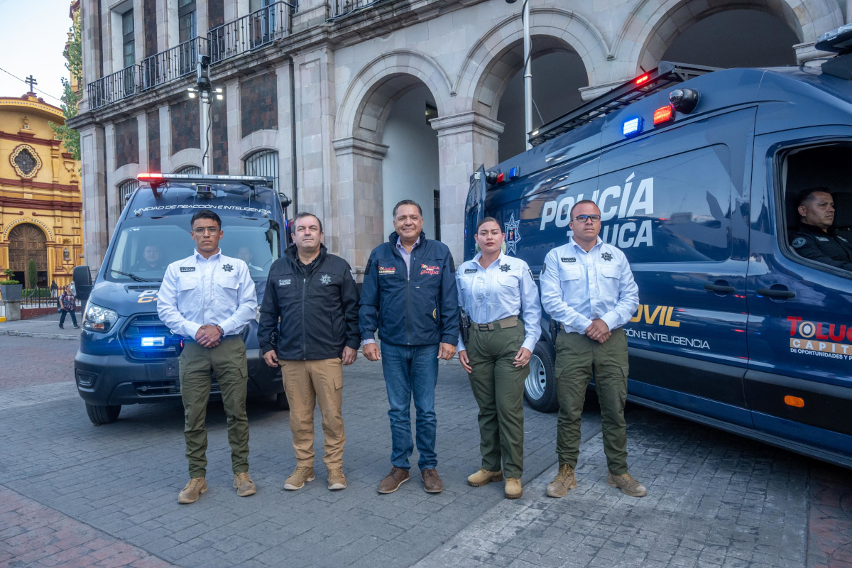 Gobiero de Toluca incrementa la seguridad con mandos móviles C4.