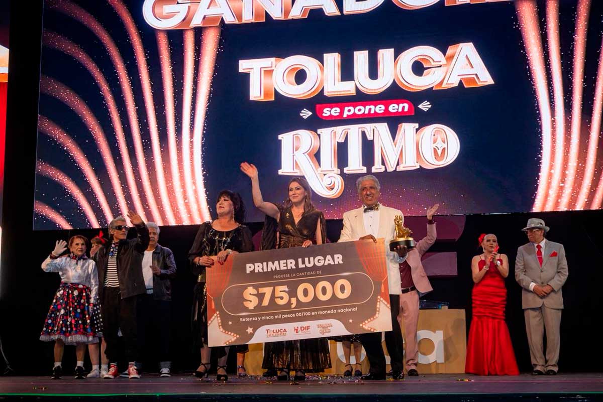 Toluca se pone en Ritmo: pareja de adultos mayores gana 75 mil pesos en la gran final