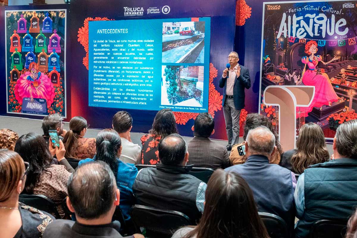 Toluca y la UNAM estudiarán hundimientos y fracturas del subsuelo