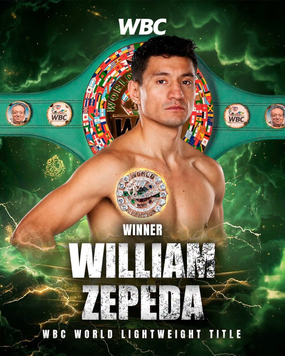 William "Camarón" Zepeda conquista el Título Mundial Ligero del CMB.