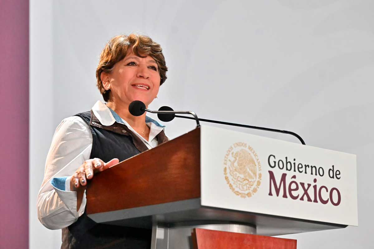 Gobernadora Delfina Gómez.