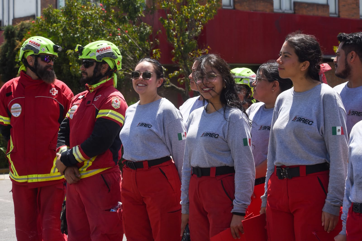 Capacitación de Cruz Roja Mexicana.