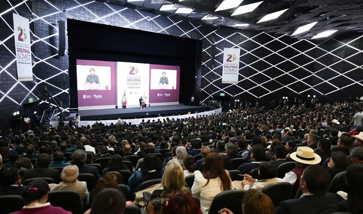 Tercer informe de gobierno de Delfina Gómez Álvarez.