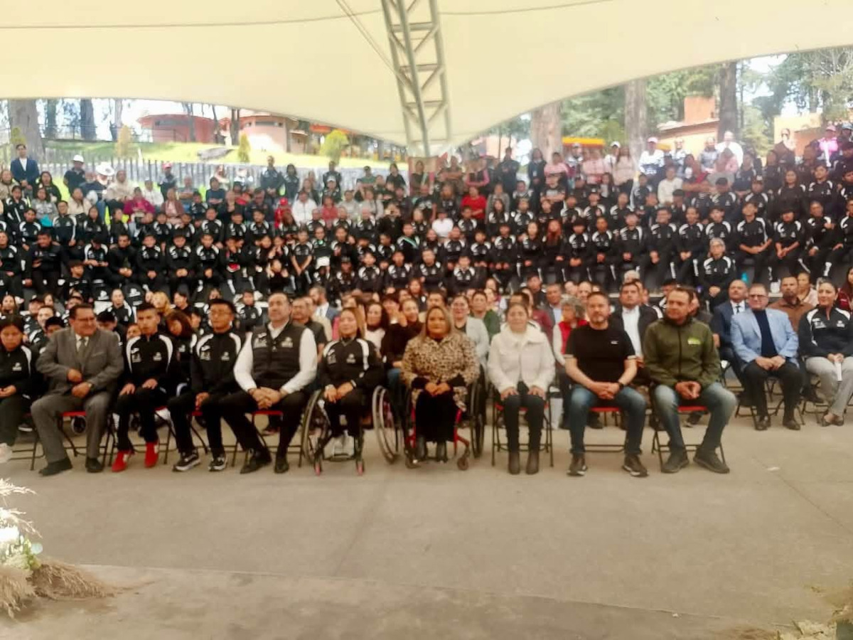 Delegación del Edomex de paratletas.