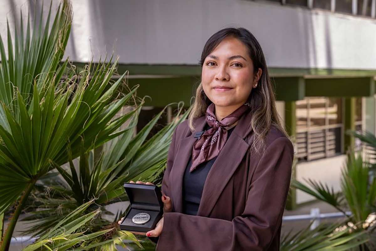 Karla Pichardo, egresada de la UAEMéx.